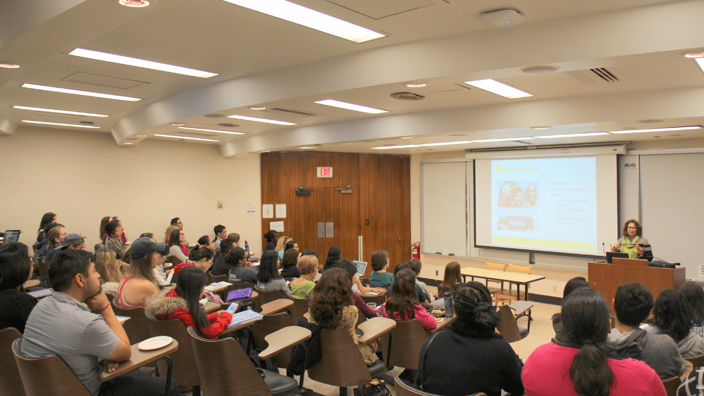 Building Health Communities seminar in FSPH lecture room