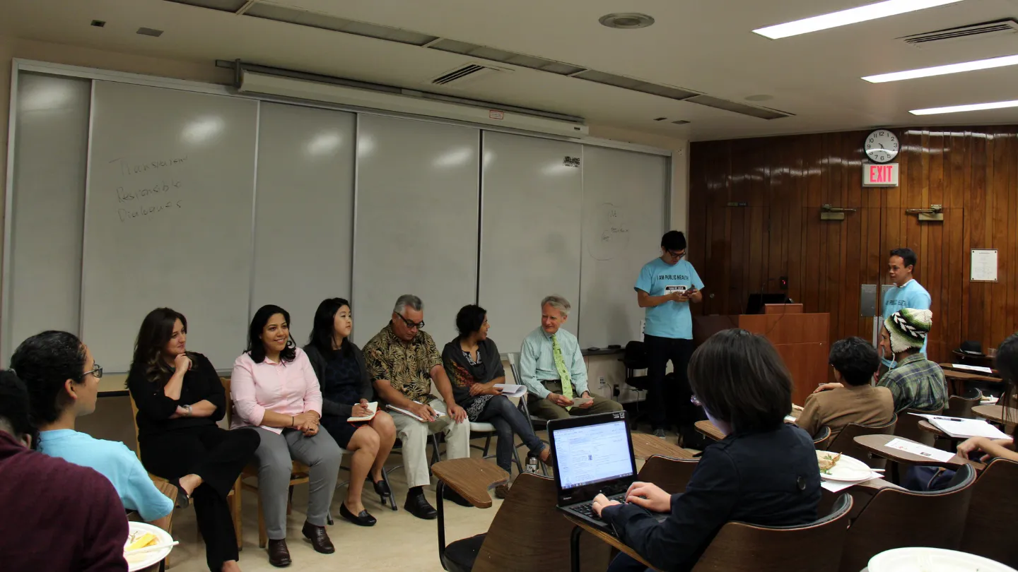 Panelists for the Urbanization and Gentrification discussion