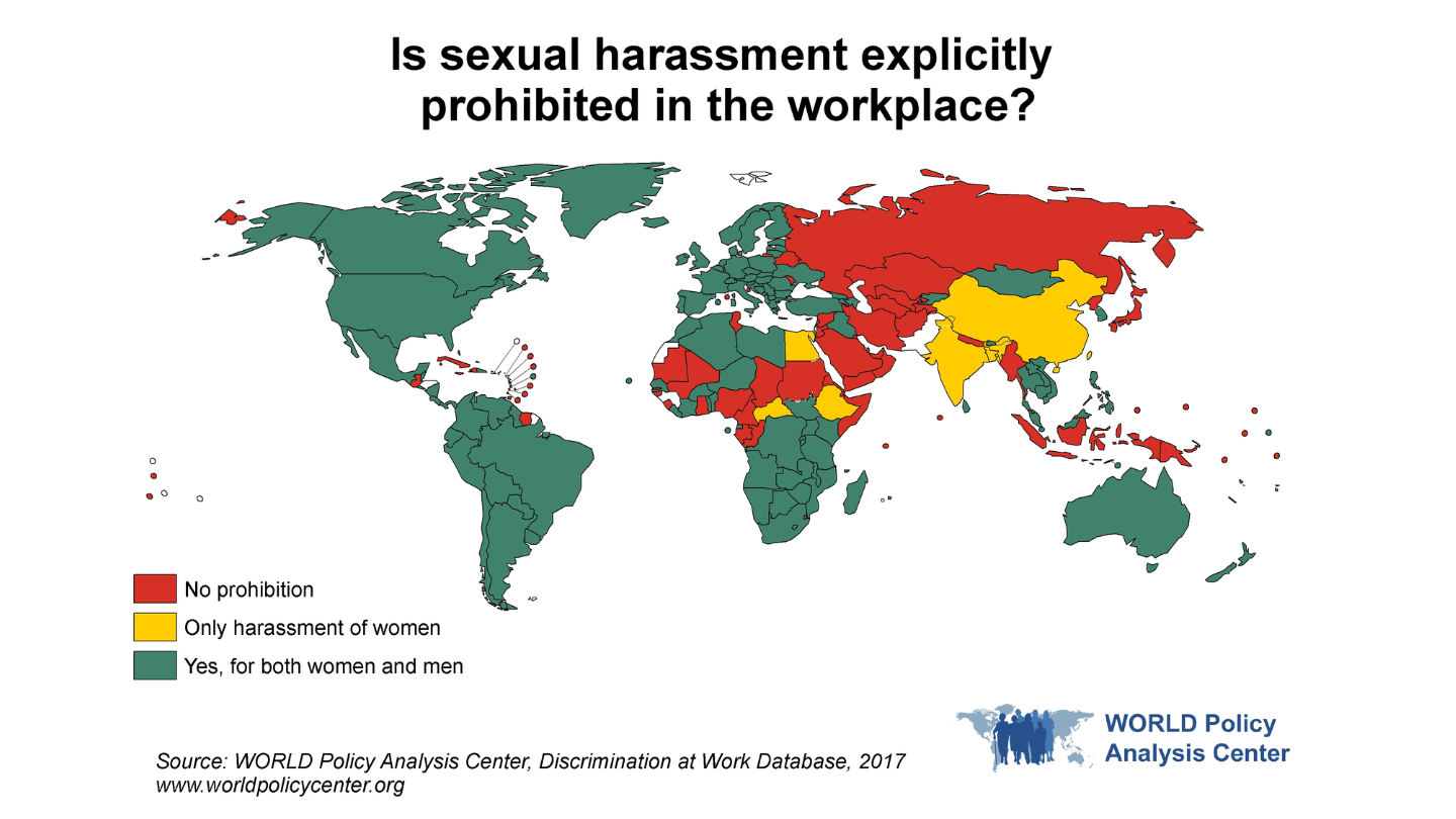 WORLD Map of Sexual Harassment