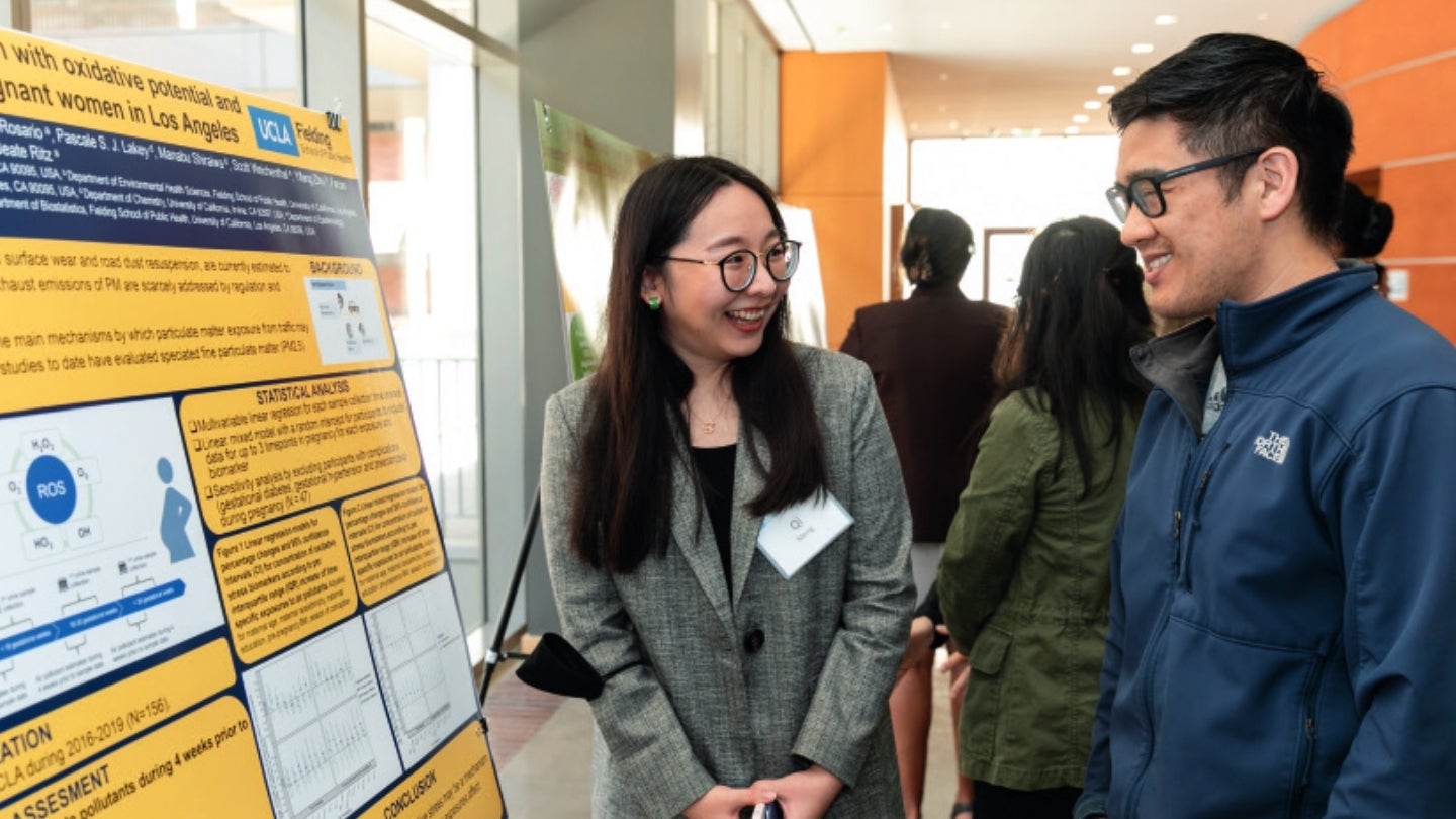 FSPH’S INAUGURAL RESEARCH, INNOVATION & IMPACT DAY INCLUDED A STUDENT IMPACT POSTER SHOWCASE. 